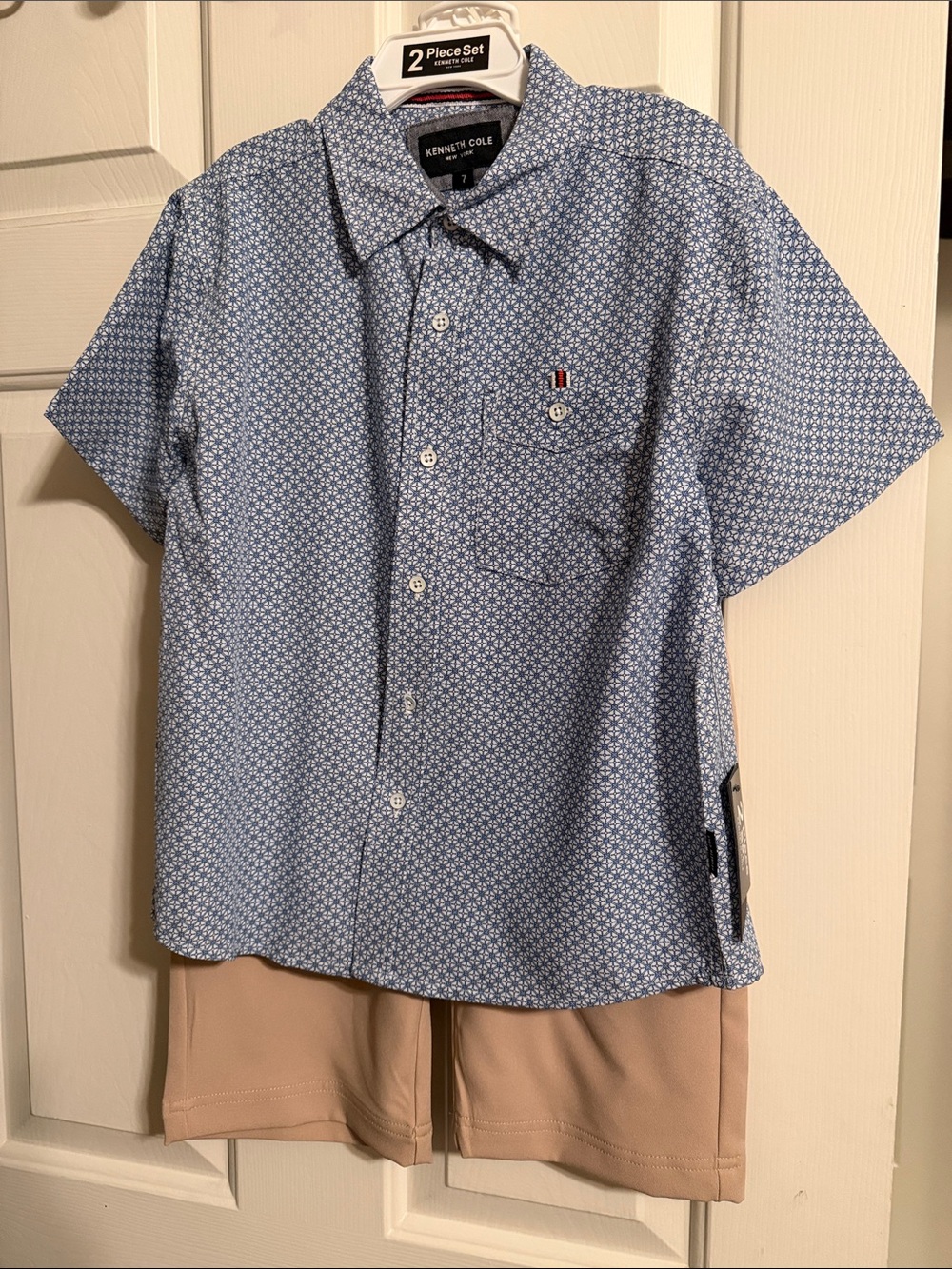 Kenneth Cole shirt and short set